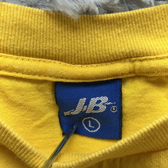 Y2K Boxy Cerveza Imperial Shirt Mens Large Yellow Costa Rica Beer Graphic Logo - Picture 4 of 8